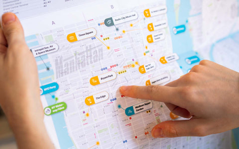 New York City Faltplan für die Hosentasche