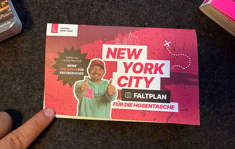New York City Faltplan für die Hosentasche