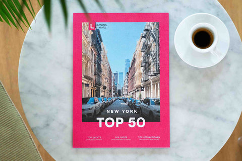 Die TOP 50 besten Attraktionen, Insider-Spots und Events in NYC - gedrucktes Magazin